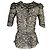 Blusa Caja Ruched de Isabel Marant en viscosa con estampado animal - vista 3