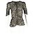 Blusa Caja Ruched de Isabel Marant en viscosa con estampado animal - vista 4
