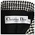 New Look Giacca Bar Dior Houndstooth 30 Montaigne in lana nera - vista 4