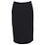Autre Marque Gonna midi con zip laterale Antonio Berardi in rayon nero