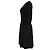 Abito midi in lana nera con scollo a V e maniche 3/4 di Max Mara Nero - vista 2