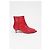 Stivaletti con tacco kitten Altuzarra Quant in pelle rossa Rosso - vista 7