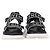 Sandales Jaw Givenchy en cuir noir - vue 3