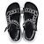 Sandales Jaw Givenchy en cuir noir - vue 4