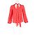 Autre Marque Blusa Impresa Rixo en Seda Roja - vista 4