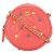 Chanel Lammleder Coco Mark Heart Camellia Stepp Schultertasche A81620 Rot