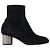 Salvatore Ferragamo Botas de tobillo stretch Catania de Ferragamo en ante negro