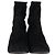 Salvatore Ferragamo Botas de tobillo stretch Catania de Ferragamo en ante negro - vista 2
