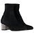 Salvatore Ferragamo Botas de tobillo stretch Catania de Ferragamo en ante negro - vista 4