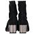 Salvatore Ferragamo Botas de tobillo stretch Catania de Ferragamo en ante negro - vista 5