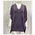 Rick Owens Tunika-Bluse aus lila Viskose - Ansicht 9