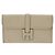 Hermès Borsa Clutch Hermes Jige Duo Sage Beige