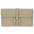 Hermès Borsa Clutch Hermes Jige Duo Sage Beige - vista 2