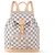 Zaino Louis Vuitton Montsouris PM Damier Azur Beige