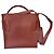 Bolsa de ombro em couro de bezerro BOYY Devon 21 com fivela decorativa. Marrom - vista 2