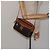 Borsa a Spalla BALLY in Pelle PVC Marrone Oro Auth BA1680 D'oro - vista 22