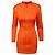 Gianni Versace Versus Mini Kleid mit Reißverschluss Orange
