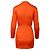 Gianni Versace Versus Mini Kleid mit Reißverschluss Orange - Ansicht 2