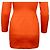 Gianni Versace Versus Mini Kleid mit Reißverschluss Orange - Ansicht 7