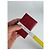 Céline Porte-cartes en cuir vintage Celine Paris rouge - vue 3