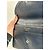 Clutch in pelle vintage Courreges Parigi nera Nero - vista 3
