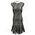 Behnaz Sarafpour Black / White Leopard Print Knit Dress
