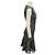 Behnaz Sarafpour Black / White Leopard Print Knit Dress - view 2