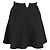 Falda mini A-Line Sandro en poliéster negro - vista 3