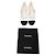 Classique Chanel Grosgrain Perle Mary Jane Ballet en Cuir d'Agneau Blanc - vue 15