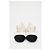 Classique Chanel Grosgrain Perle Mary Jane Ballet en Cuir d'Agneau Blanc - vue 4