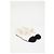 Classique Chanel Grosgrain Perle Mary Jane Ballet en Cuir d'Agneau Blanc - vue 8