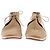 Louis Vuitton Stivali mocassini in camoscio beige Cammello - vista 4