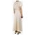 Totême Ecru Slouch-Waist-crinkle-Maxikleid - Größe UK 12 - Ansicht 2