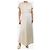 Totême Ecru Slouch-Waist-crinkle-Maxikleid - Größe UK 12 - Ansicht 3