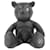 Ours en peluche Louis Vuitton Monogram Eclipse Flash Noir  - vue 1