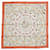 Silk In Hermès Hermes Carre 90 Scarf Feather II Plumes Beige  ref.2217138