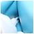 PRADA Borsa a Spalla con Catena in Pelle Blu Argento Auth KD283M - vista 11