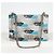 PRADA Borsa a Spalla con Catena in Pelle Blu Argento Auth KD283M - vista 12