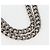 PRADA Borsa a Spalla con Catena in Pelle Blu Argento Auth KD283M - vista 14