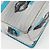PRADA Borsa a Spalla con Catena in Pelle Blu Argento Auth KD283M - vista 18