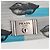 PRADA Borsa a Spalla con Catena in Pelle Blu Argento Auth KD283M - vista 20