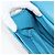PRADA Borsa a Spalla con Catena in Pelle Blu Argento Auth KD283M - vista 24