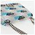 PRADA Borsa a Spalla con Catena in Pelle Blu Argento Auth KD283M - vista 6