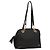 BALLY Borsa a Spalla in Pelle Nera e Oro Auth 118003 Nero D'oro
