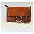 Chloé Borsa a Spalla Chloe Fay in Pelle Scamosciata Arancione Oro Auth sw537 D'oro - vista 12