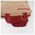 PRADA Handtasche aus rotem Silber-Canvas authentisch bs25015 - Ansicht 7