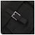 FENDI Schultertasche aus schwarzem Nylon mit Silber authentisch bs24965 - Ansicht 9