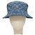 LOUIS VUITTON Cappello bucket in denim Monogram Blu M78772 LV Auth ki5688 - vista 13
