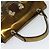 Bulgari BVLGARI Leoni Bolsa de Mão de Couro 2em1 Ouro Auth sw547 Dourado - vista 6