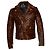 Versace, Ponyskin leopard biker jacket FW24 Brown